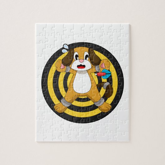 ドッグダーツダーツダーツボード ジグソーパズル (縦)