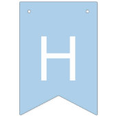 ドッグテーマブルーハッピーバースデーパーティー バンティングフラッグ (第2の旗)