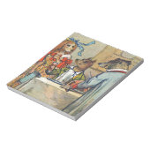 ドッグディナビクトリアンードドレスドギー ノートパッド (回転)