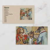 ドッグディナビクトリアンードドレスドギー 名刺 (正面/裏面)