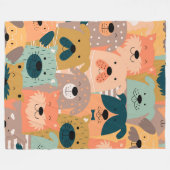 ドッグデイ60x80フリースブランケット フリースブランケット (正面(横))