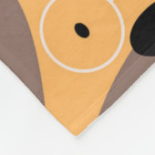 ドッグデイ60x80フリースブランケット フリースブランケット (角)