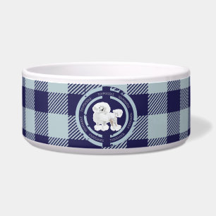 ドッグトイプードル(ブルーテーマ) ボウル