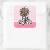 ドッグトリマーグルーミングスパヨークシャーテリアピンクマーケティング スクエアシール (バッグ)