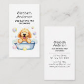 ドッグトリマーゴールデンドードル 名刺 (正面/裏面)