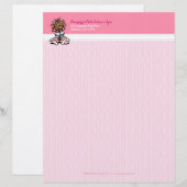 ドッグトリマースパヨークシャーテリアピンク レターヘッド (正面/裏面)