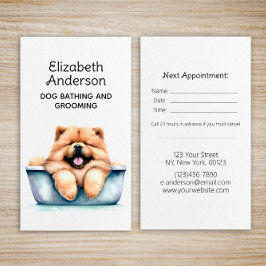 ドッグトリマーチョーアポイントメント 名刺