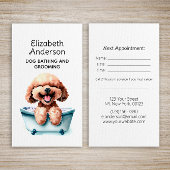 ドッグトリマープードルアポイントメント 名刺