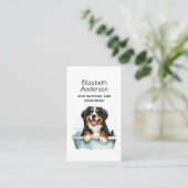 ドッグトリマーベルネーズマウンテンアポイントメント 名刺 (スタンド正面)