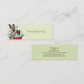 ドッグトリマーペットスパGSD/ボストンセロリ スキニー名刺 (正面/裏面)