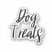 ドッグトリートストレージステッカー シール (正面)