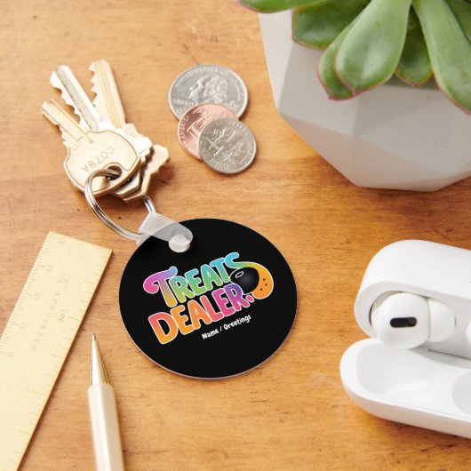 ドッグトリートディーラーの所有者ドッグ愛人おもしろいスナウトギフト キーホルダー (デスク)