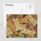 ドッグトリートハガキ ポストカード (正面/裏面)