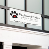 ドッグトリートベーカリー事業 |ブーカスタムス 横断幕 (ビルの外側)