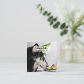 ドッグトリートペットベーカリーQR スクエア名刺 (スタンド正面)