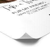 ドッグトリート結婚式の引き出物ビスケットバーペットトリート ポスター (角)