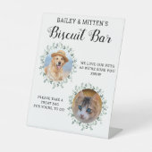 ドッグトリート結婚式の引き出物ビスケットバーペットフォト 台座サイン (正面)