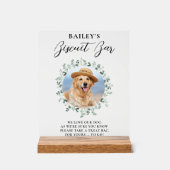 ドッグトリート結婚式の引き出物ペットフォトビスケットバー アクリルサイン (正面)