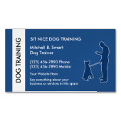 ドッグトレーナーの名刺マグネット マグネット名刺 (正面)