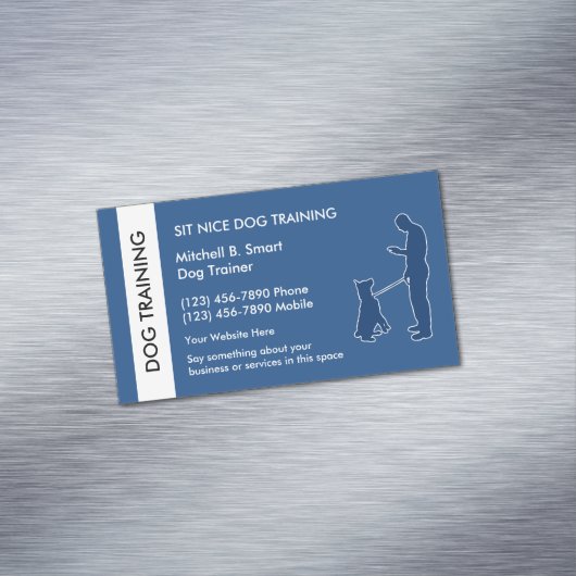 ドッグトレーナーの名刺マグネット マグネット名刺 (インサイチュ)