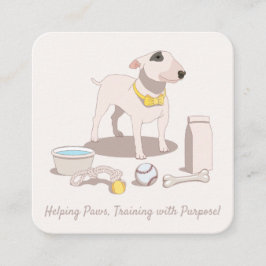 ドッグトレーナーの名刺 スクエア名刺