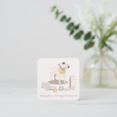 ドッグトレーナーの名刺 スクエア名刺 (スタンド正面)