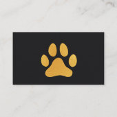 ドッグトレーナービジネスカード（ドイツの羊飼い付き） 名刺 (裏面)