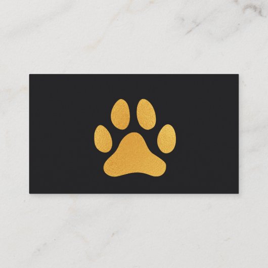 ドッグトレーナービジネスカード（ドイツの羊飼い付き） 名刺 (裏面)