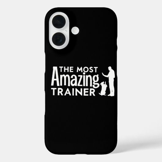ドッグトレーナー 最も驚くべきトレーナー 笑えるギフト Case-Mate iPhoneケース (裏面)