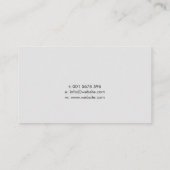 ドッグトレーナー – 犬行動主義の名刺 名刺 (裏面)