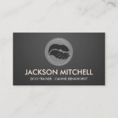 ドッグトレーナー – 犬行動主義の名刺 名刺 (正面)