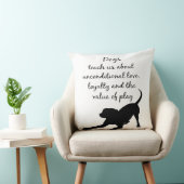 ドッグトーテム動物スピリットガイドTシャツドッグロゴアート クッション (椅子)