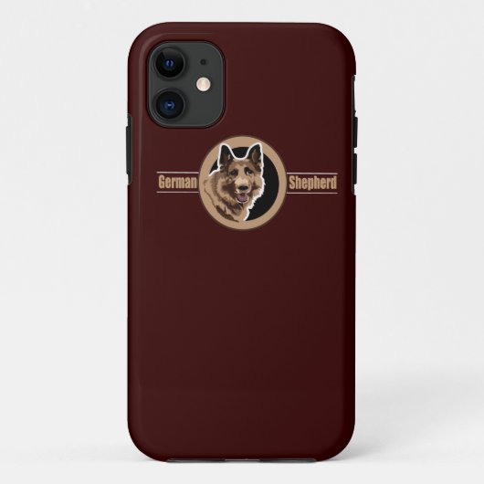 ドッグドイツ羊飼い Case-Mate iPhoneケース (裏面)