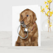 ドッグドク カード (黄色い花)