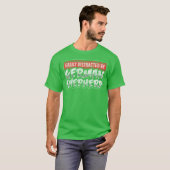 ドッグドッグガールおもしろい Tシャツ (正面フル)