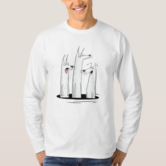 “ドッグドラマ”ロングボーイ・エディション Tシャツ (正面)