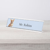 ドッグネームプレート デスクネームプレート (正面)