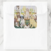 ドッグハウスで スクエアシール (バッグ)