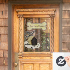 ドッグハウス ウィンドウサイン