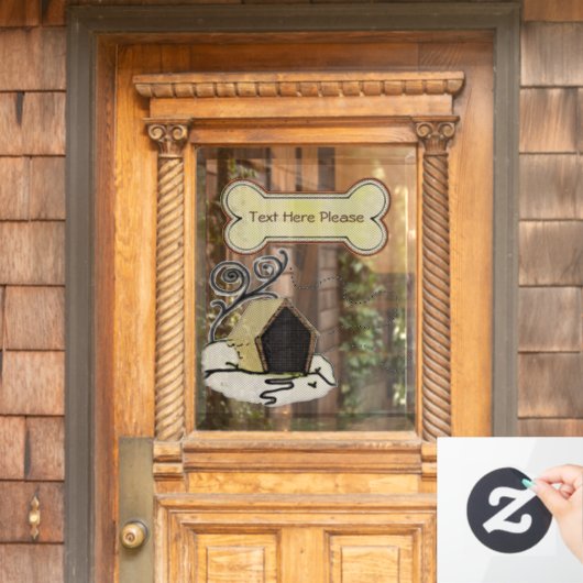 ドッグハウス ウィンドウサイン (ホームデコレーション)