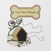 ドッグハウス ウィンドウサイン (シート)