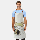 ドッグハウス エプロン (着用した状態)