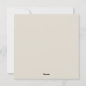 ドッグハッかわいらしプクリスマスフラットホリデーカード シーズンカード (裏面)