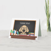 ドッグハッピー先生の日サンキューカード シーズンカード (正面)