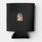 ドッグハロウィーンウェルシュコーギーハロウィーンのカボチャのちょうちんパンプキンT 缶クーラー (正面)