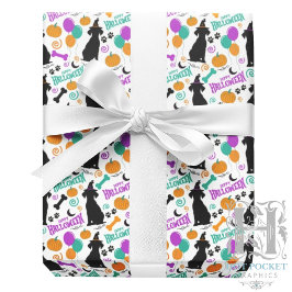 ドッグハロウィーンギフトラッピング紙 ラッピングペーパー