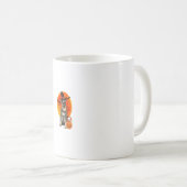 ドッグハロウィーンミニチュアシュナウザーハロウィーンのカボチャのちょうちんP コーヒーマグカップ (正面右)