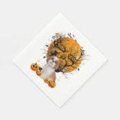 ドッグハロウィーン スタンダードランチョンナプキン (角)