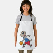ドッグバスケットボール選手バスケットボール エプロン (インサイチュ)