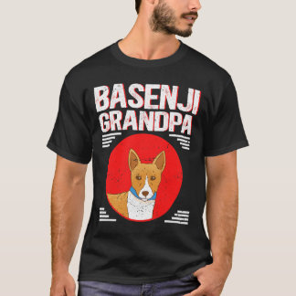 ドッグバセンジメンズバセンジグランドパ犬のオーナーバセンジ Tシャツ